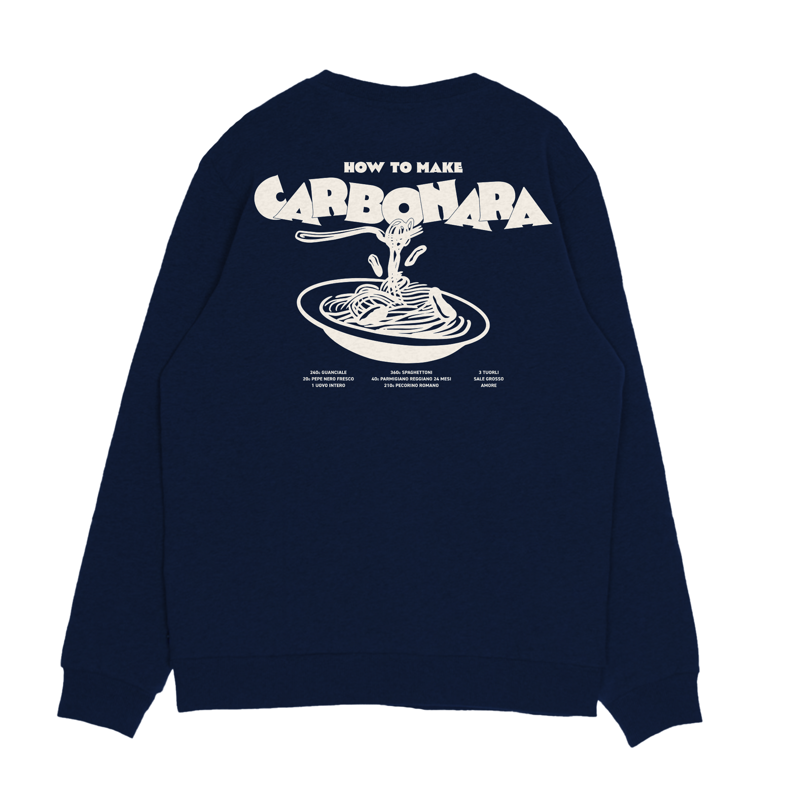 Felpa Carbonara Navy