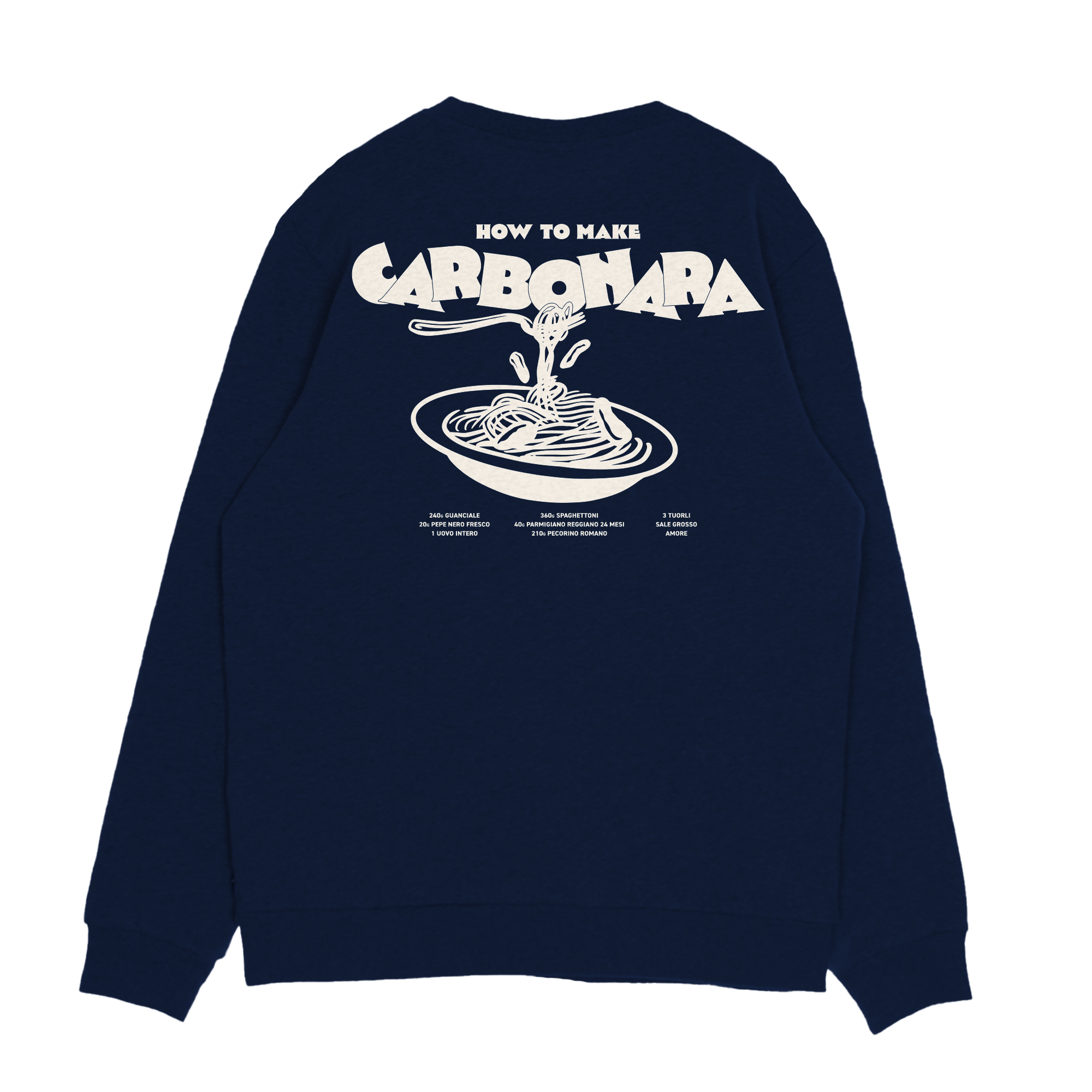 Felpa Carbonara Navy