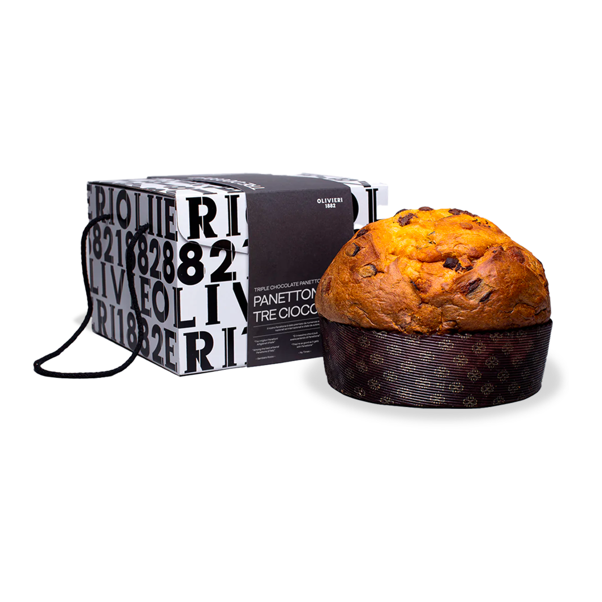 Panettone ai 3 Cioccolati Olivieri