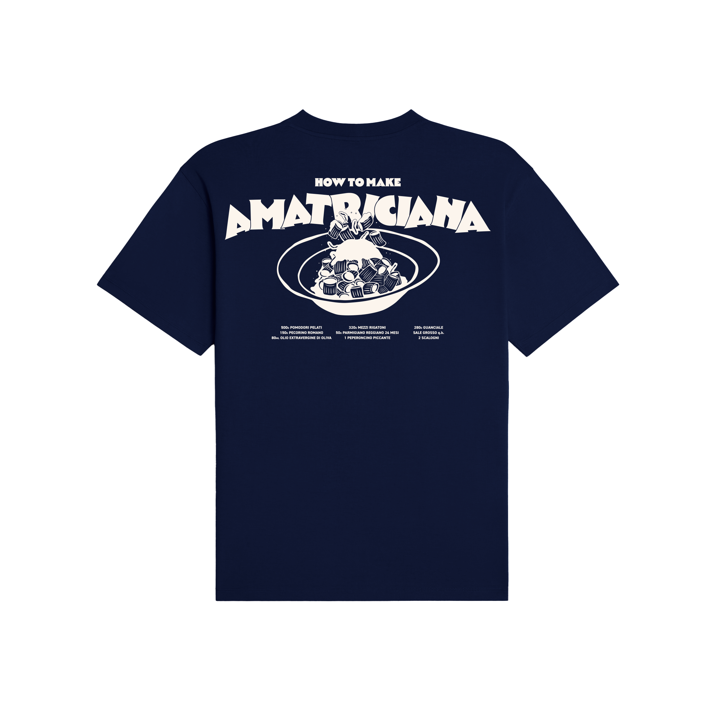 Amatriciana T-shirt Navy