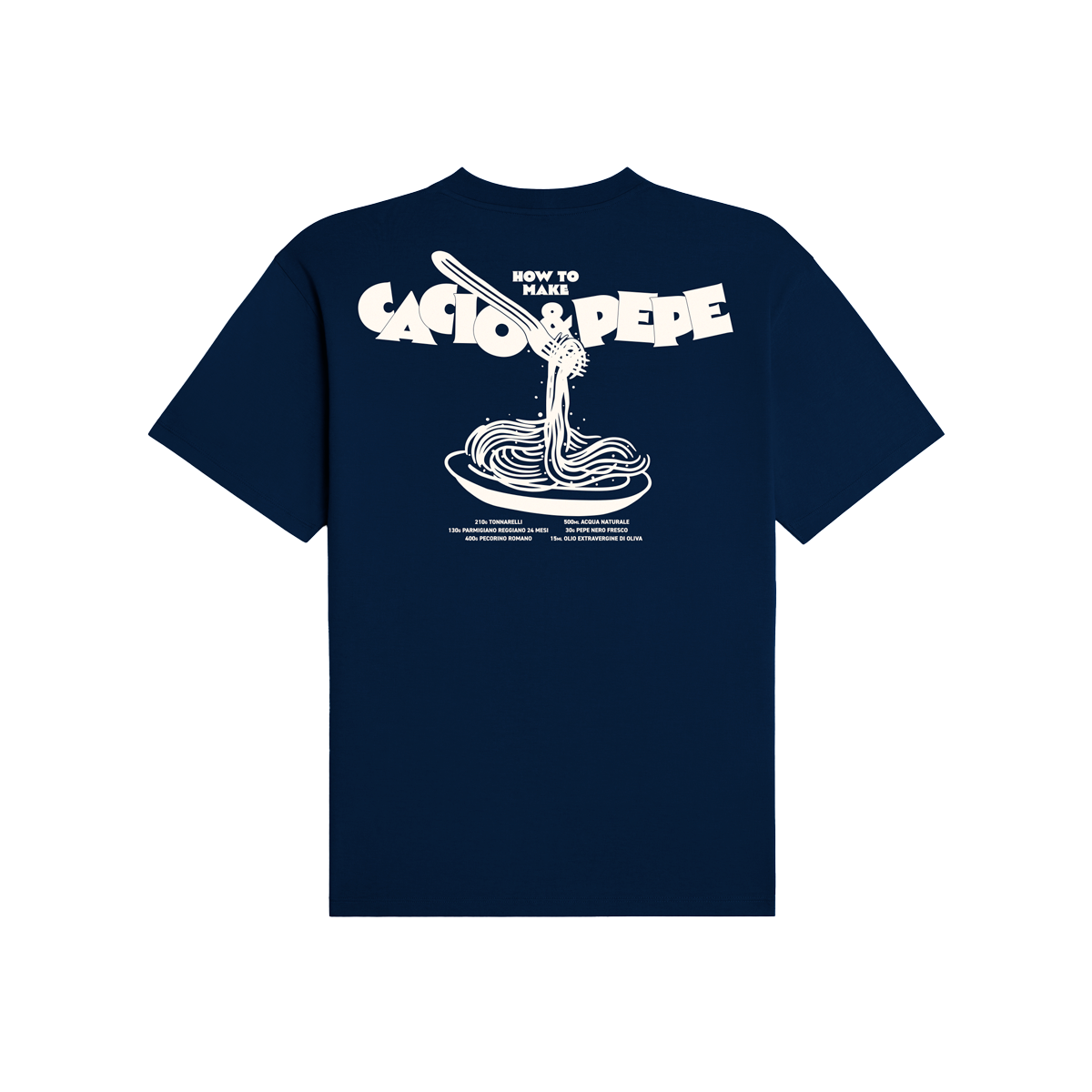 Cacio & Pepe T-shirt Navy