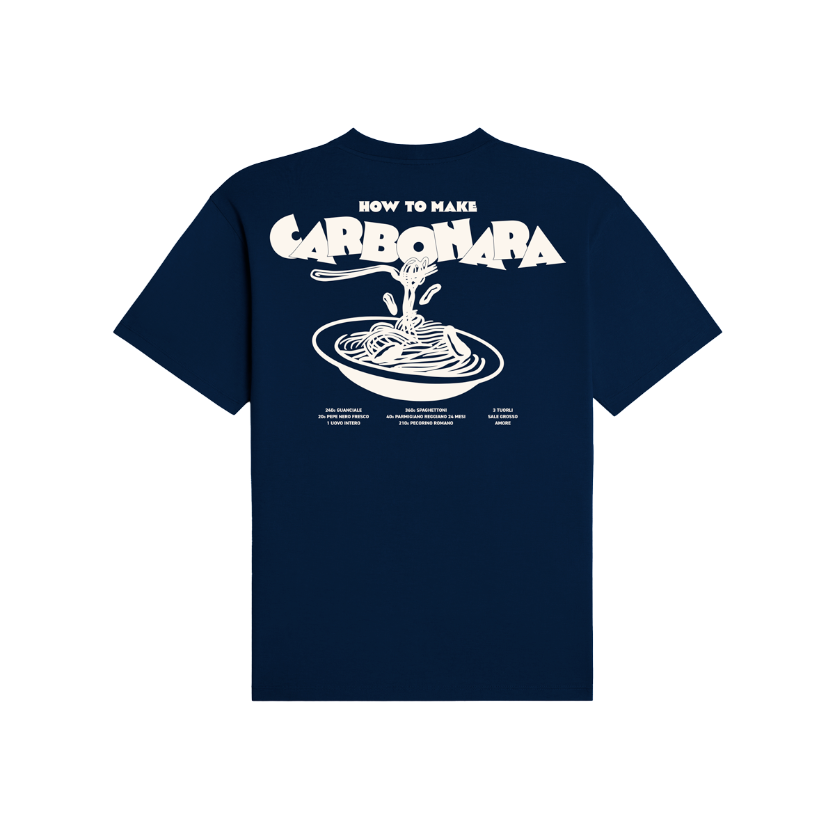 Carbonara T-shirt Navy