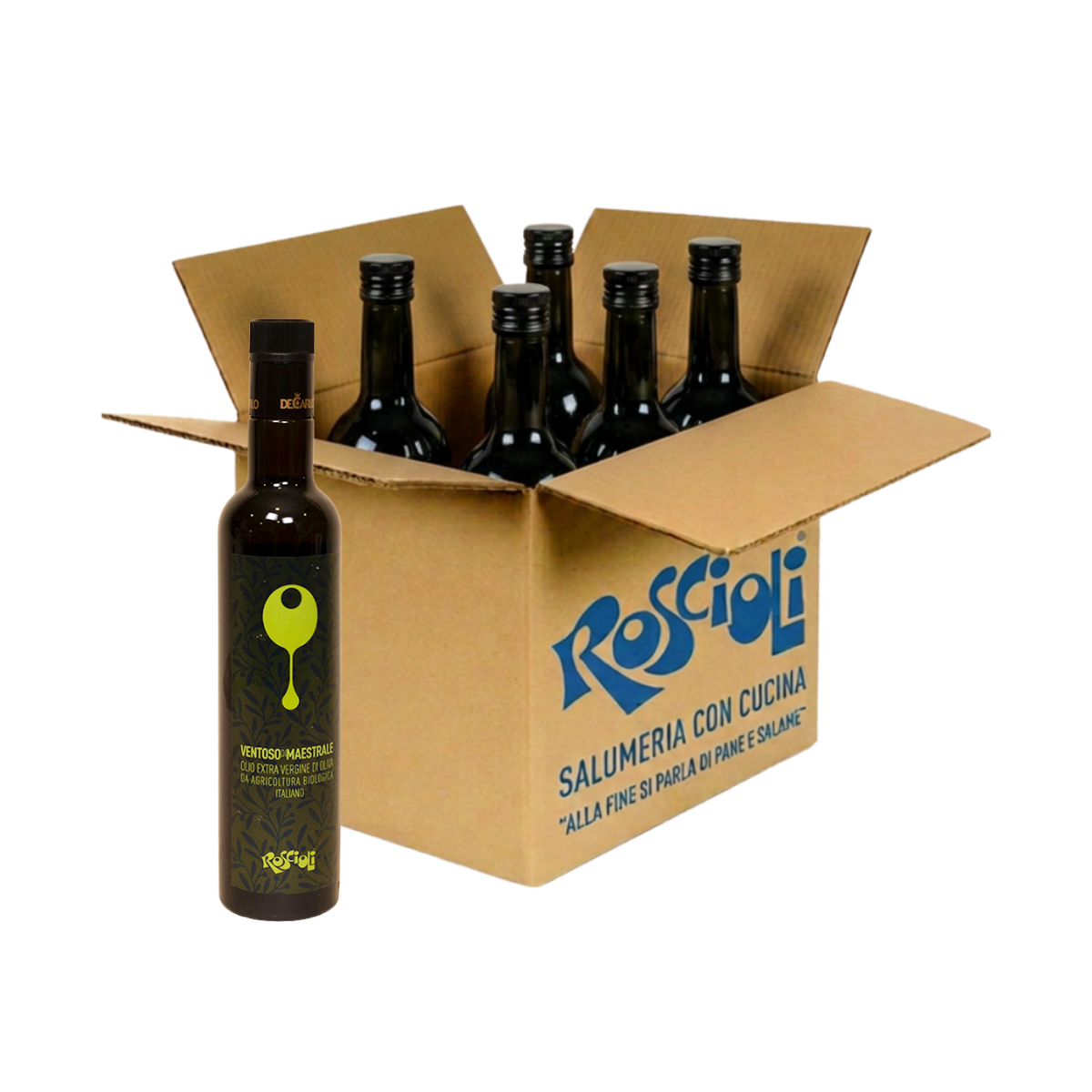 Salumeria Roscioli Extra Virgin Olive Oil Selection – 6 Bottles