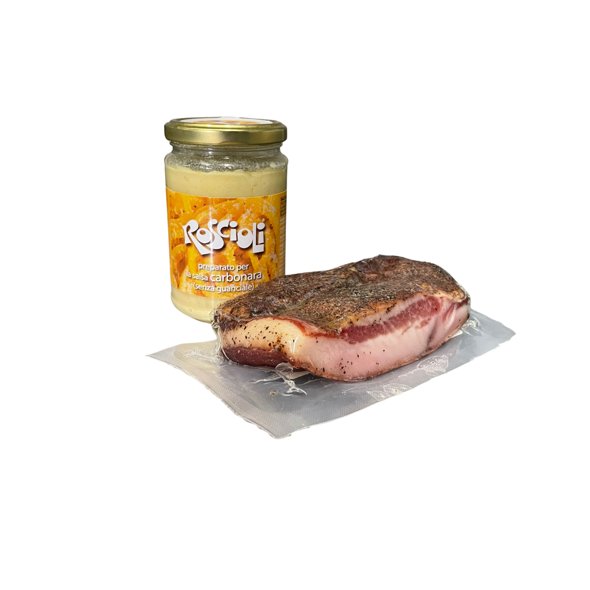 Preparato per la salsa carbonara & guanciale